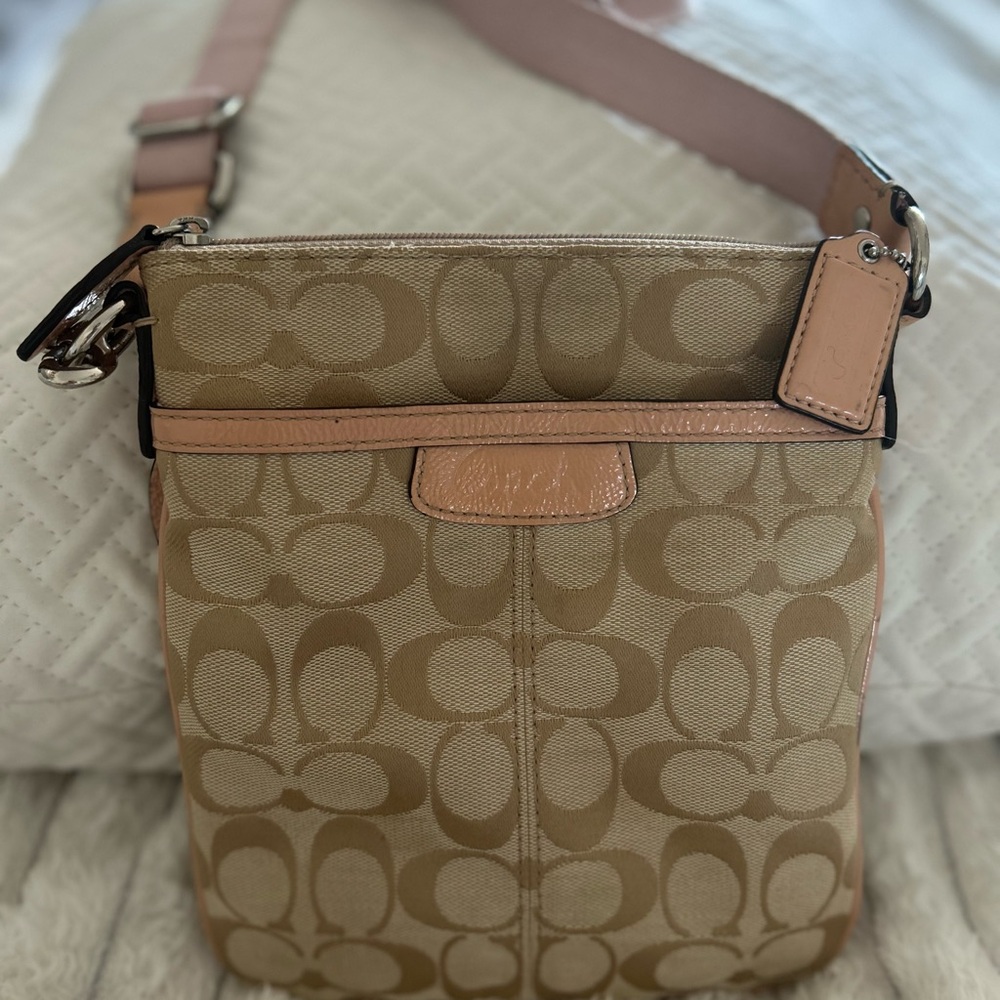 Coach Peach Penelope Crossbody Bag